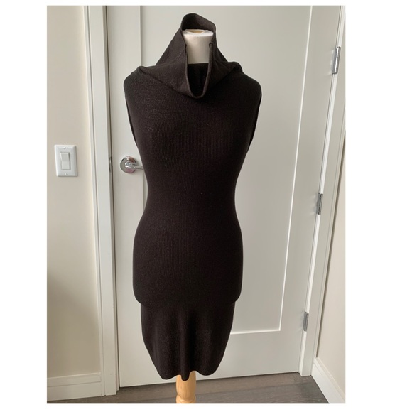 Sarah Pacini Brown Metallic Dress - Picture 1 of 4